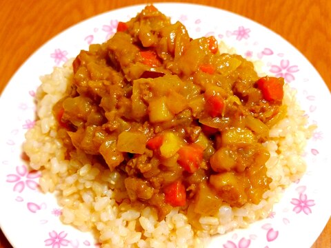 残り物で☆キーマカレー♪